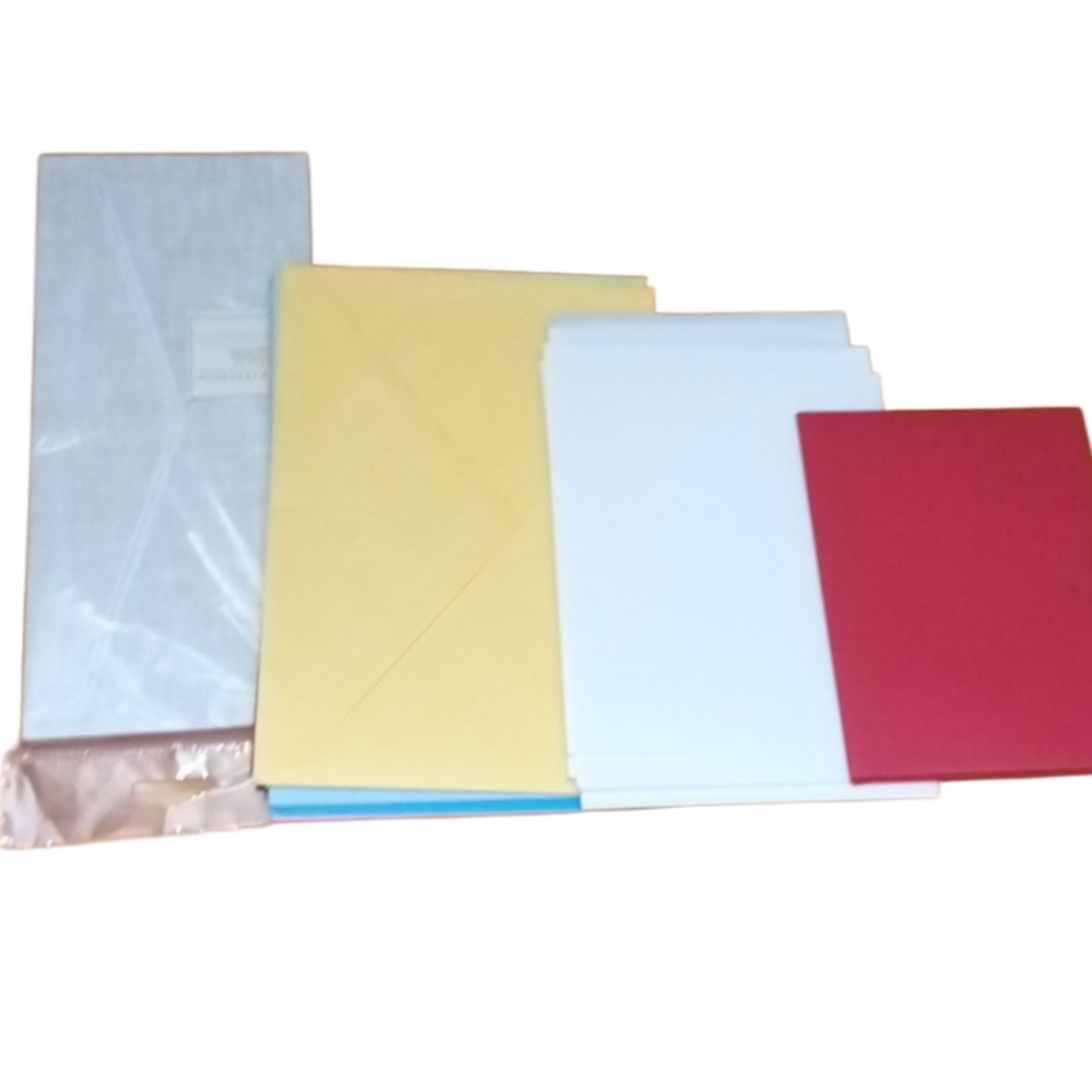 6/$15 Mixed different sizes envelopes